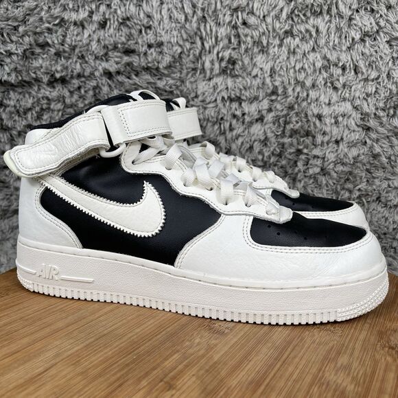 Nike Air Force 1 Mid '07 Reverse Panda Sneakers Shoes Women's 9 DV2224-001 - Picture 1 of 9